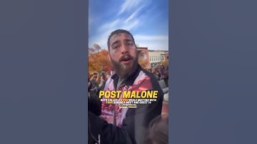 Thumbnail of #postmalone gets called a b*tch while meeting with fans 👀 thoughts?? 🤔#shorts