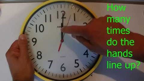 How Many Times do a Clock