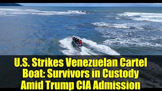 U.S. Strikes Venezuelan Cartel Boat: Survivors in Custody Amid Trump CIA Admission