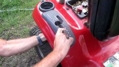 Riding Mower Will Not Go In Reverse. Quick Fix.