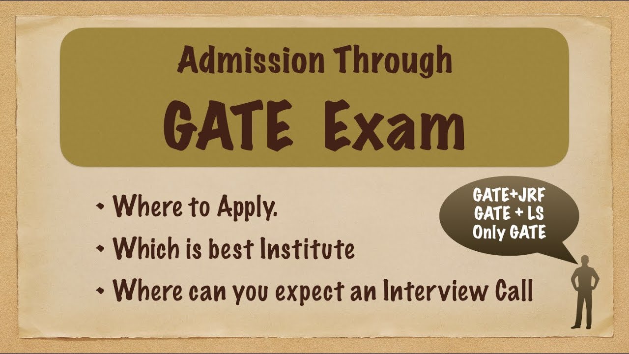 phd scholarship through gate