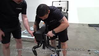 The 60 Beast Glass Portable Basketball System - Installation Video