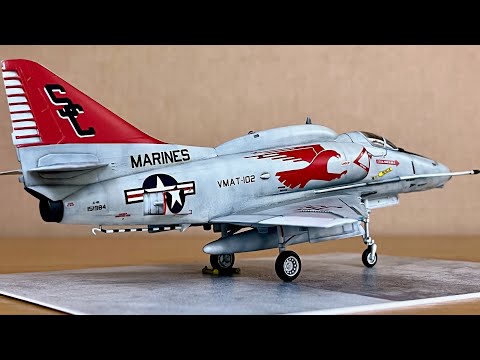A-4E SKYHAWK - HASEGAWA 1/72 - YouTube
