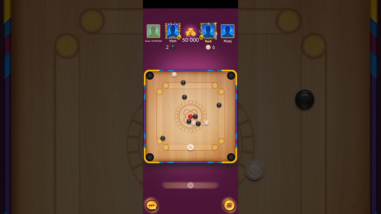 Play a brand new 2v2 game mode. Play classic 4 player carrom matches with your family and friends
