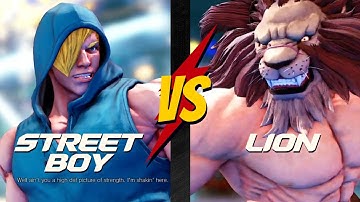 Ed fights with Leo Alex in the ring | ED vs Alex | Street Fighter 5