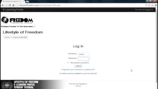 Lifestyle of Freedom Website / E-Learning Portal Tutorial