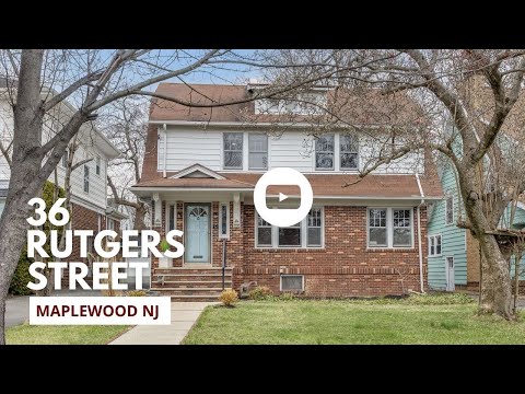 36 Rutgers Street, Maplewood, NJ home video tour