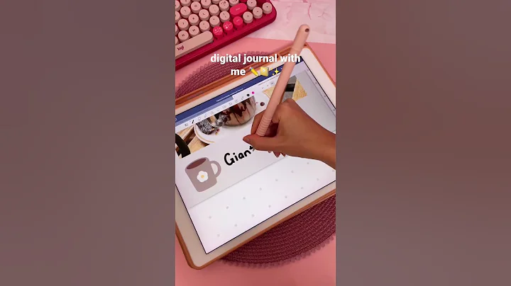 digital journal with me ✏️ iPad + apple pencil ASMR ❤️ goodnotes digital planner