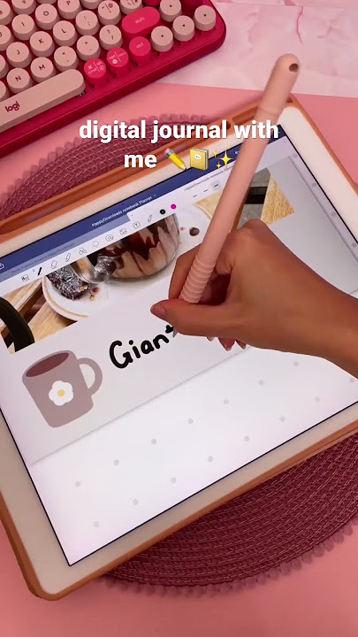 digital journal with me ✏️ iPad   apple pencil ASMR ❤️ goodnotes digital planner
