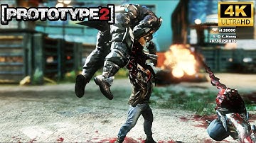 Prototype 2 (2012) Free roam explore the city 4k gameplay