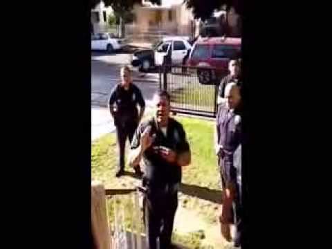 Los Angeles Police Goons Arrest 16 Year Old Boy For Riding A Bike Without A Helmet