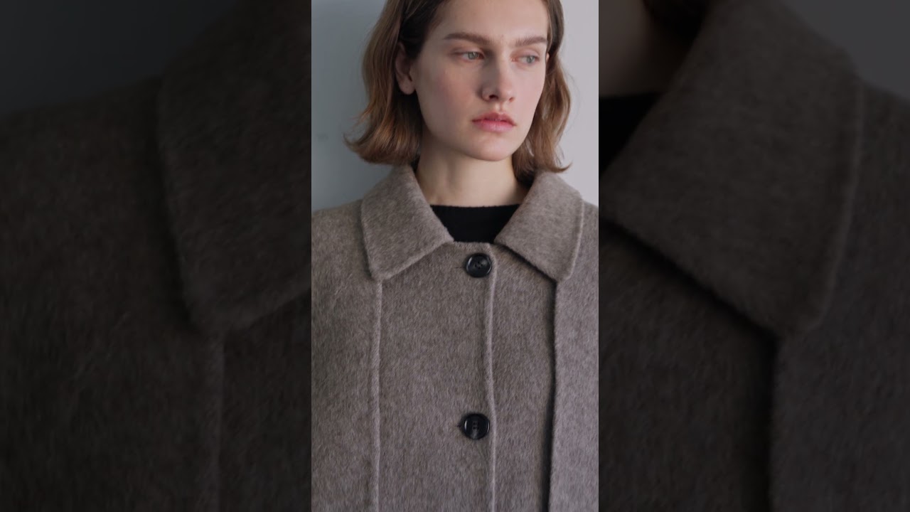 MOHAN]Premium Wool Hooded Single Handmade Coat [L-BROWN]