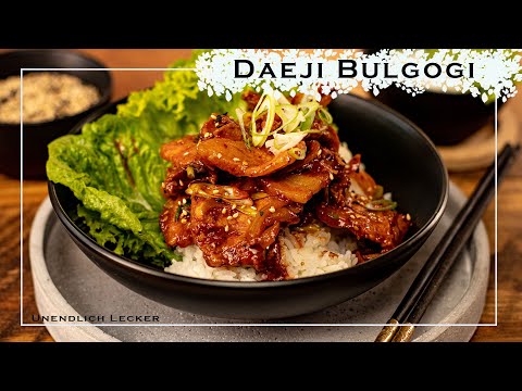 Video: Schweinefleisch Bulgogi