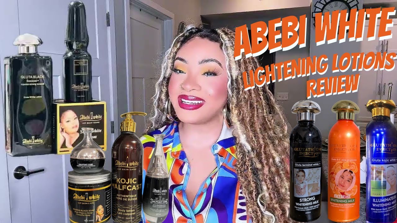 Ranking Abebi White Lightening Lotions From Medium to Strongest Lightening Results@mayLuxeskincare