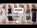 AMAZON SUMMER DRESS HAUL || Under $50!!