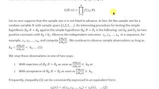 sequential ratio test