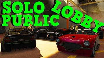 SOLO PUBLIC LOBBY GLITCH IMPORT/EXPORT UPDATE |GTA V ONLINE 1.37|