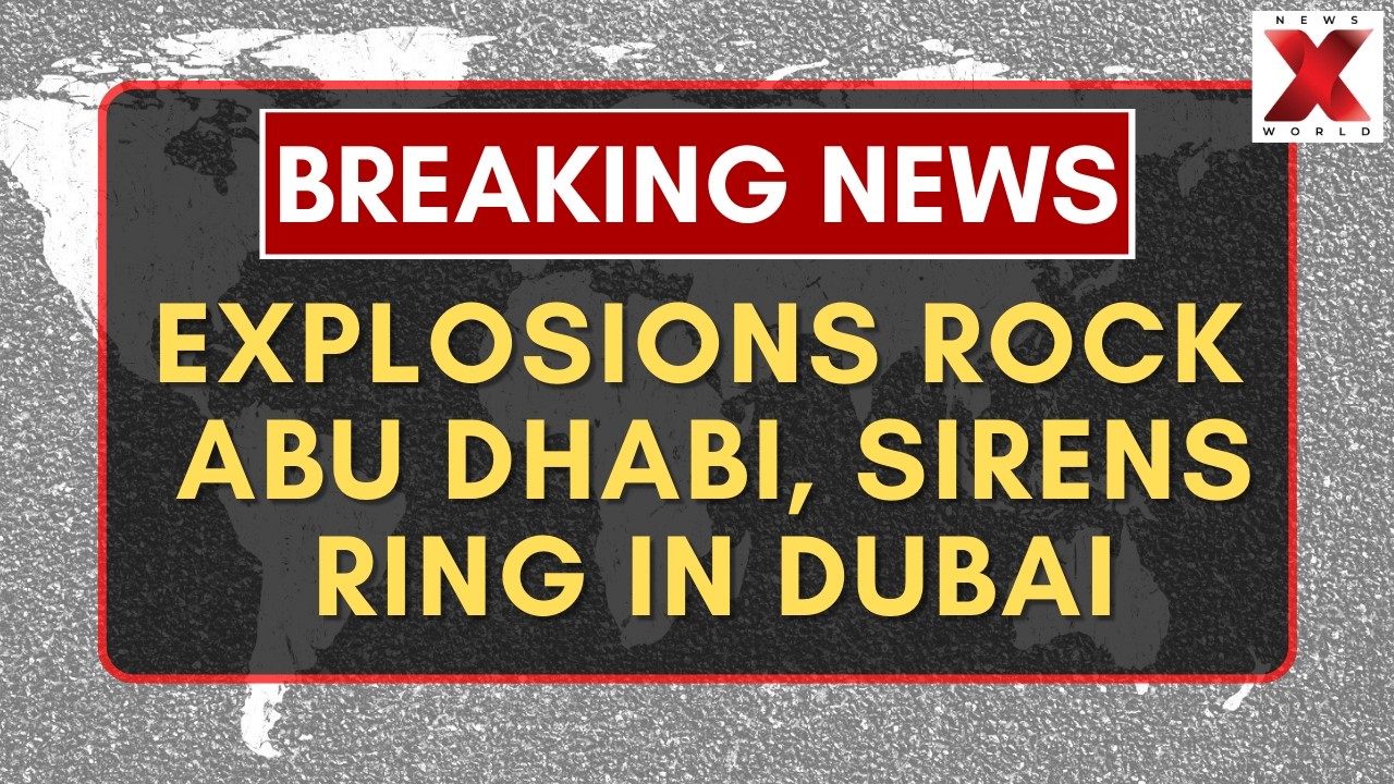 Explosions Rock Abu Dhabi As UAE Air Defences Counter Suspected Missile Threat | NewsX World