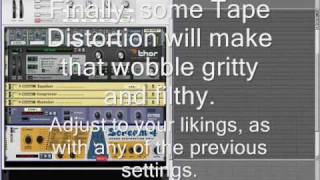 Reason 4 Dubstep Wobble Bass Tutorial