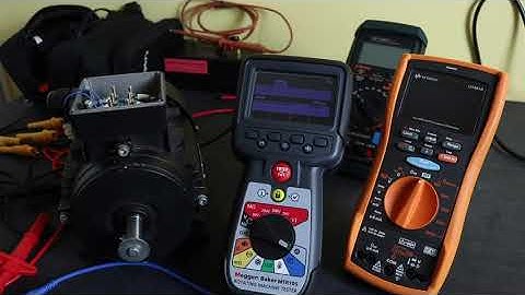 3 Phase Insulation Test with the MTR105