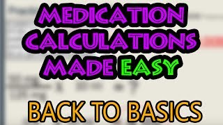 How To Do Medication Dosage Calculations (Basics)