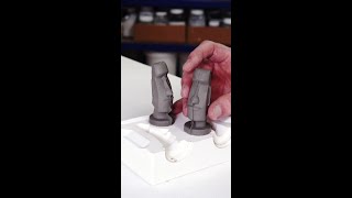 Slipcasting Moai glaze test tiles