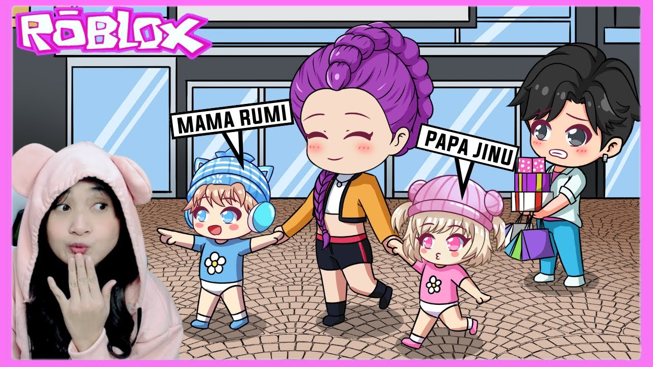 Aku dan Abangku di Adopsi Papa JINU dan Mama RUMI K-POP Demon Hunter (ROBLOX) @bangboygamingYT