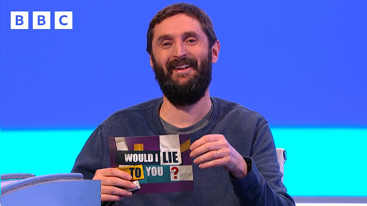 Joe Wilkinson: "I once shared a tent in Kent with Susie Dent." | Would I Lie To You?