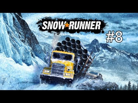 Видео: Snowrunner, часть 8  NG+, Аляска! Работа в Белой долине #snowrunner #стрим #сноураннер