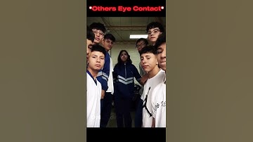 Others Eye Contact Vs This Guys💀 #eyes #eyecontact #edit #skull #trollface #shorts