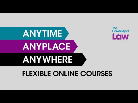 Anytime, Anyplace, Anywhere - Flexible Online Study