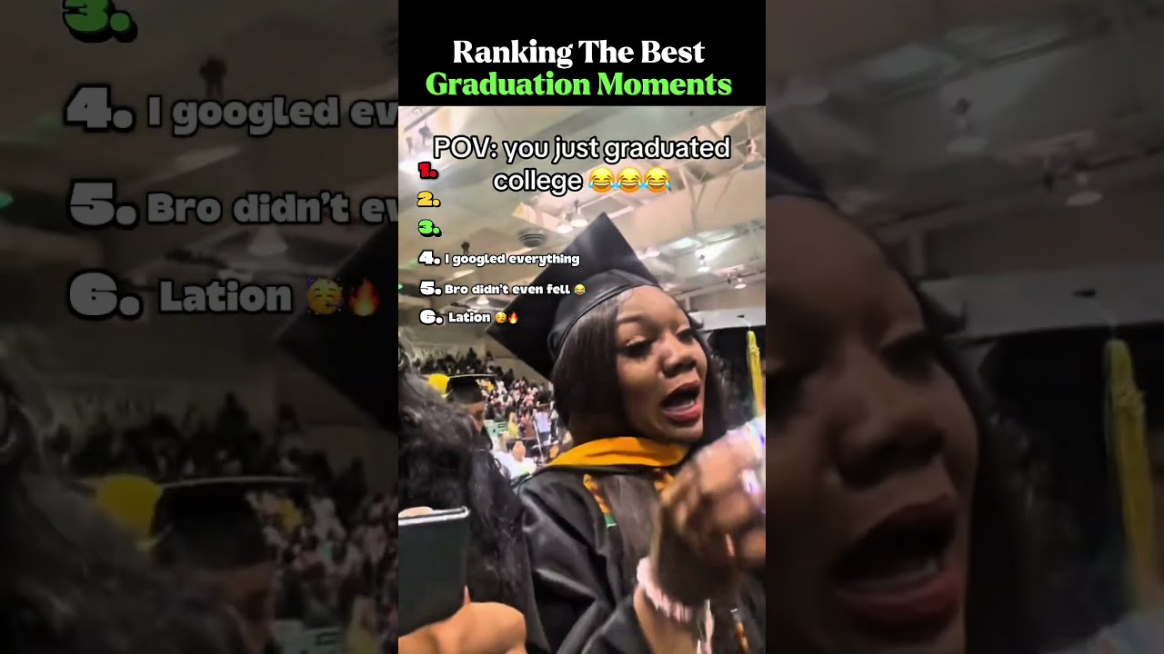 Ranking The Best Graduation Moments