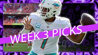 🏈 NFL Week 3 Preview: Bets Bets, Teasers, Picks & Free Odds Predictions | Sports Betting