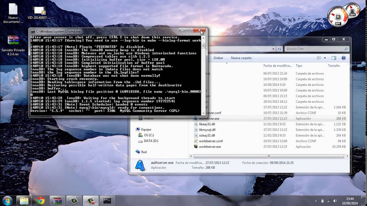 Crear Servidor WoW 4.3.4 repack
