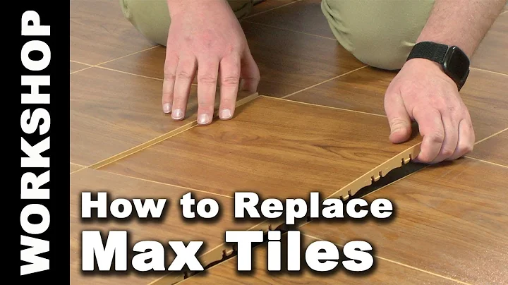 How To Replace Max Tiles - Raised Modular Vinyl Floor Tiles