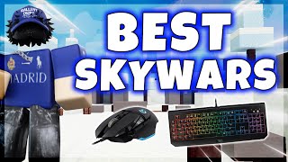 The BEST Skywars ASMR | Roblox Bedwars Gameplay