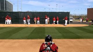 Dan Hudson throwing - Diamondbacks Spring Training (Feb 20, 2012)