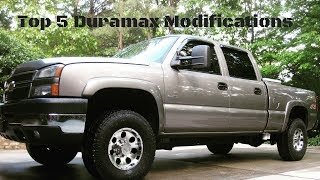 TOP 5 MUST DO MODS FOR RELIABILITY AND PERFORMANCE FOR YOUR DURAMAX!!