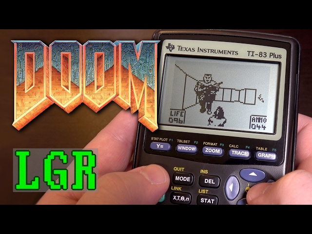 Running Doom on a Calculator! TI-83 Plus Games Tutorial class=