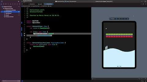SpriteKit Breakout Game Part 1 with SwiftUI