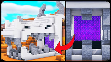 Minecraft: Nether Portal Design | Nether Portal Idea