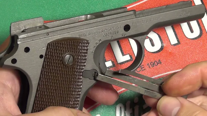 USGI 1911A1 Complete Disassembly