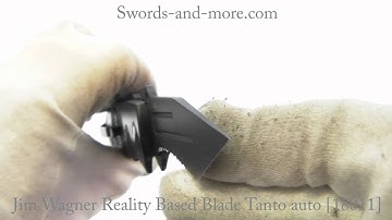 Jim Wagner Reality Based Blade Tanto auto [18011]