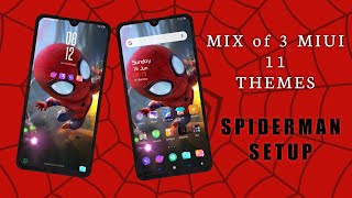 Keren..!!🔥Mix 3 Tema Xiaomi MIUI 11 Jadi Setup Spiderman 😁 screenshot 1