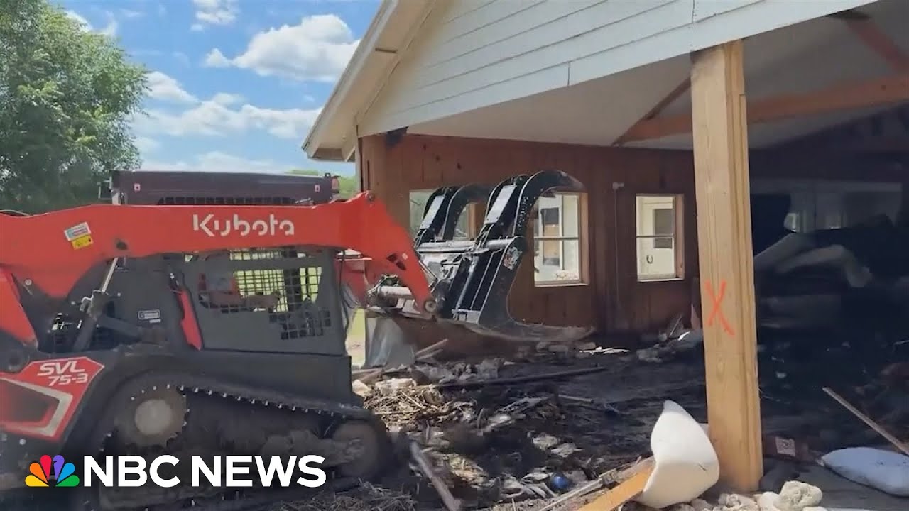 Volunteers work to clear camps devastated by Texas flood