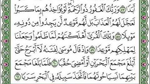 سورة الكهف من ٥٤ الى ٦١