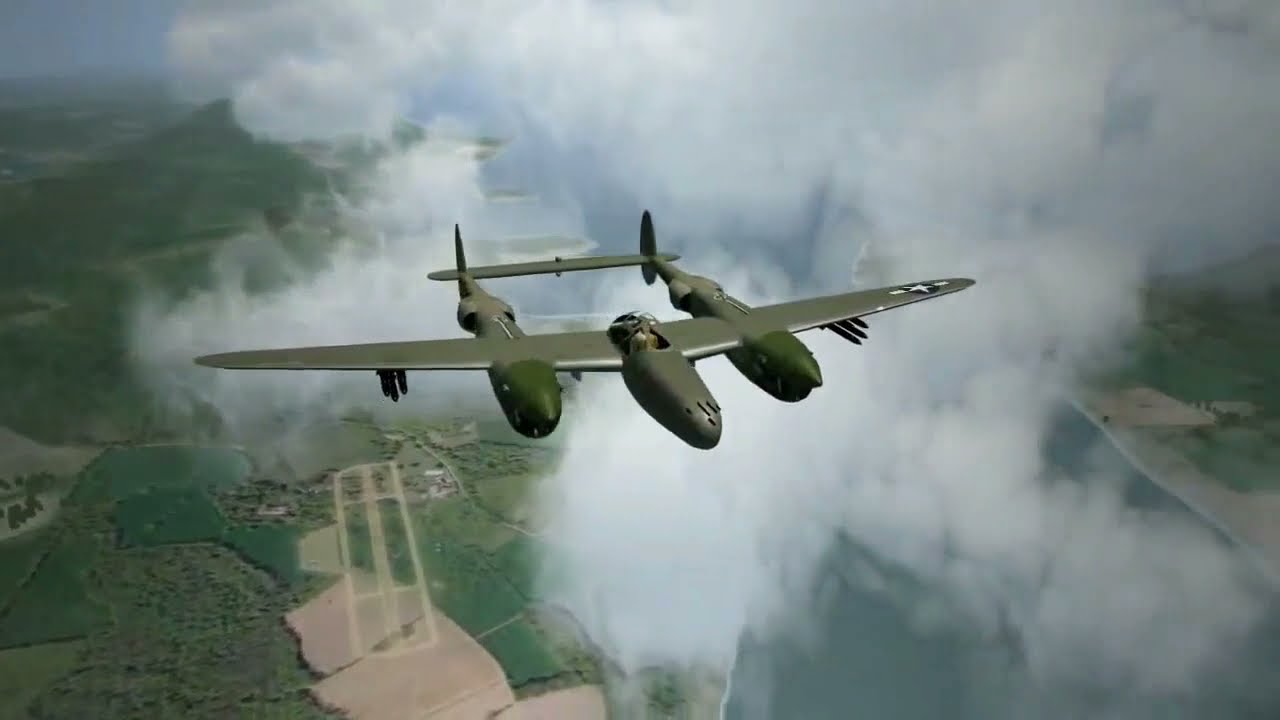 P38 Rocket Strike in WarBirds WWII Online Combat Sim MMOG