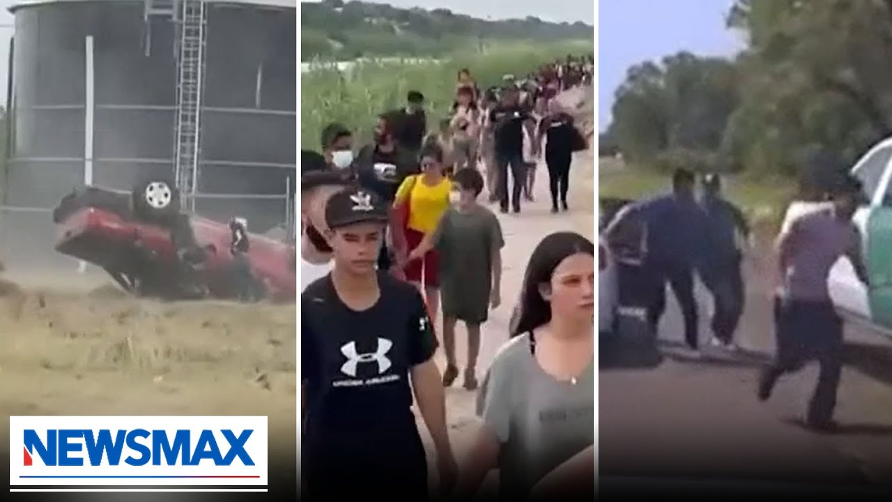 ⁣Shocking videos show Texas abandoned, overrun, as migrants flood across border | Wake Up America