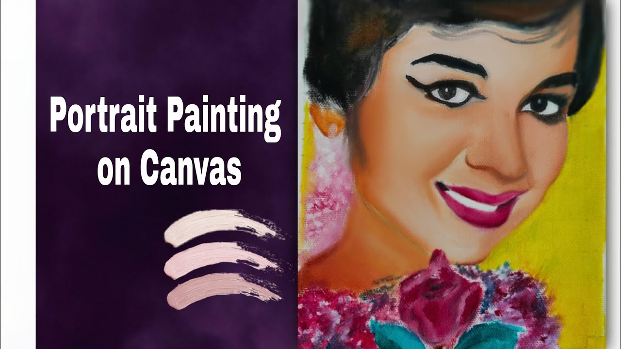 Oil painting a portrait | Oil painting tutorial - YouTube
