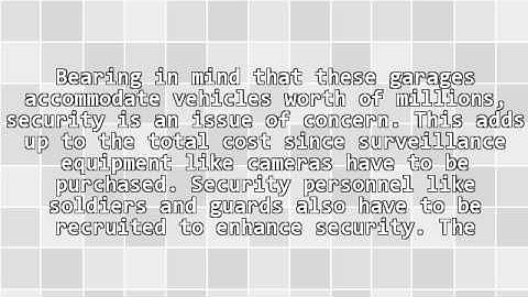 How Much Does It Cost To Build A Parking Garage In Simple Terms